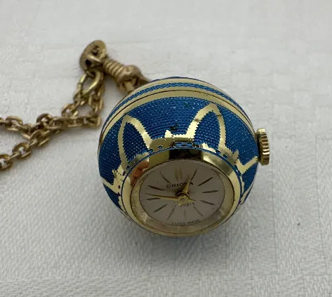 Vintage Oriosa Swiss Made Uhr/Halskette – Bild 5