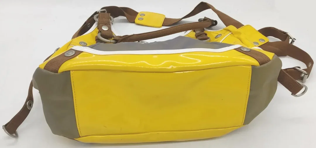 George Gina Lucy Tasche gelb/grau Schloss fehlt – Bild 4