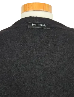 Eva Tralala Damen Wollmantel, schwarz - Gr. M   - Bild 5