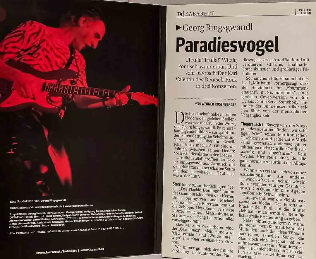 Georg Ringsgwandl: Trulla! Trulla! (DVD) – Edition Best of Kabarett 74 – Bild 3