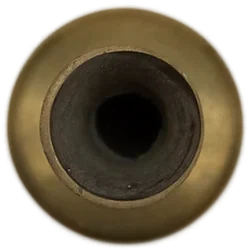 Vintage Messing Knospenvase mit langem Hals – Vorschau 6