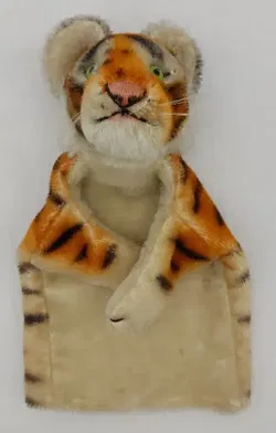 Vintage Steiff - Tiger Handpuppe - Bild 2