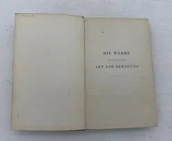 Antikes Buch - Die Wärme betrachtet als eine Art der Bewegung - Bild 2