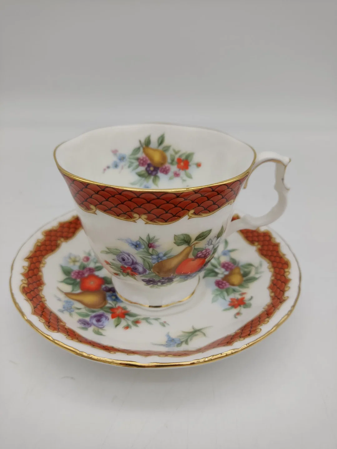 Royal Albert - 6x Tee-/Kaffeetassen 'England Fruit Series' – Bild 11