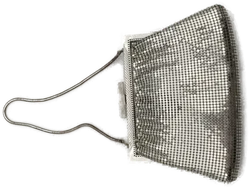 Vintage Glomesh Silber Tasche - Bild 4