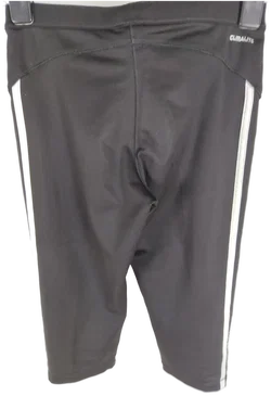 Adidas Climalite Kinder Sporthose, dreiviertellang, schwarz/weiß, Gr. 152 - Bild 5