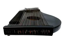 Vintage Konzertzither mit Tasche, ca. 62×34 cm - Bild 4