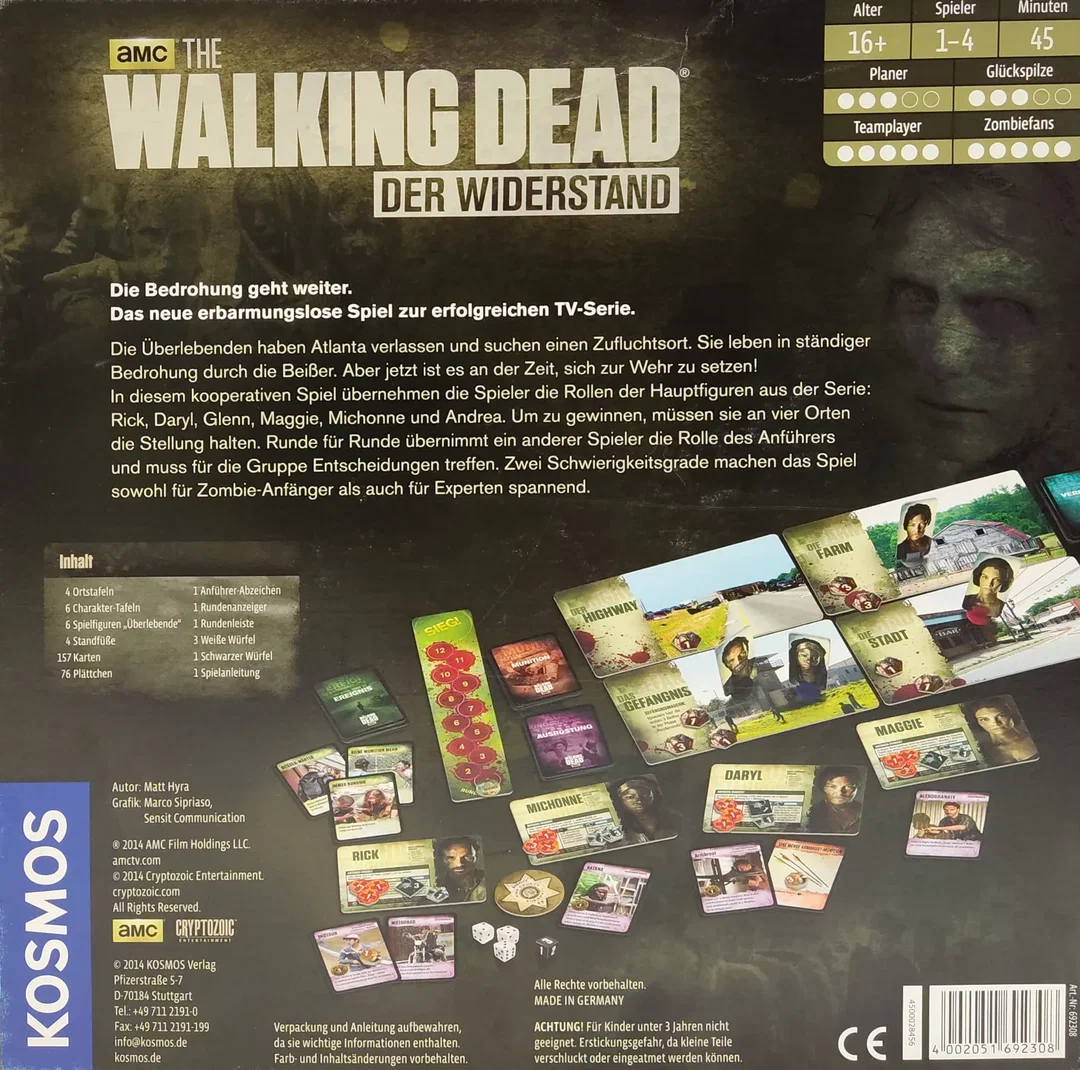 The Walking Dead - Der Widerstand - Gesellschaftsspiel - Kosmos – Bild 2