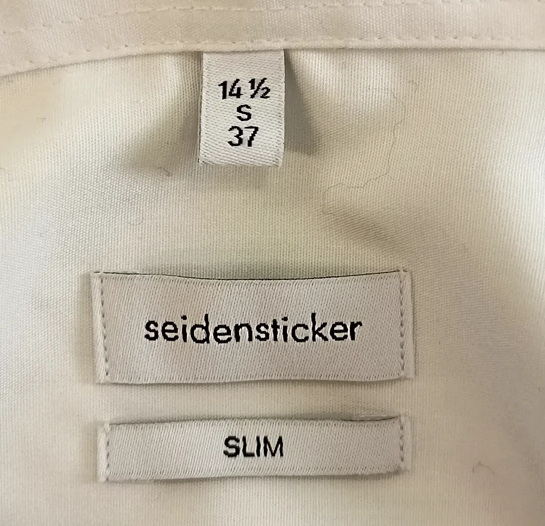 Seidensticker Herrenhemd weiß Gr. S – Bild 3