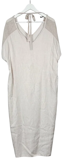 Role Fashion Damen Maxikleid, beige - Gr. XL  - Bild 2