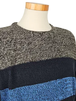 Vintage Herren Strickpullover, multicolor - Gr. M  - Bild 4