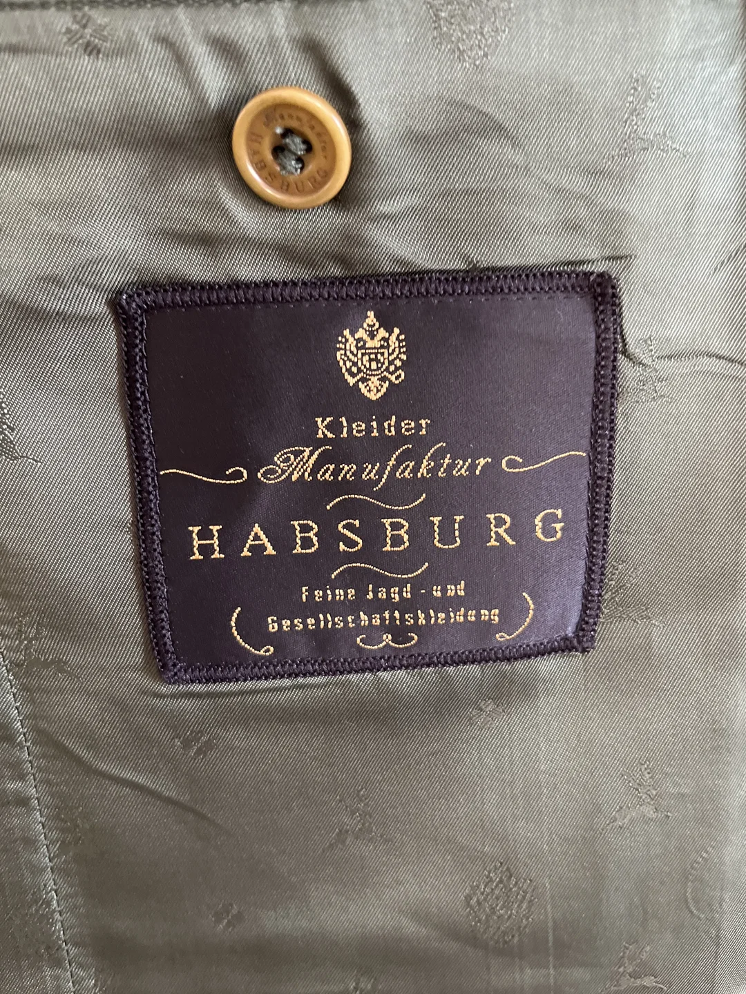 Kleidermanufaktur HABSBURG Trachtenjacke Felix Gr. 50 Leinen/Seide – Bild 4