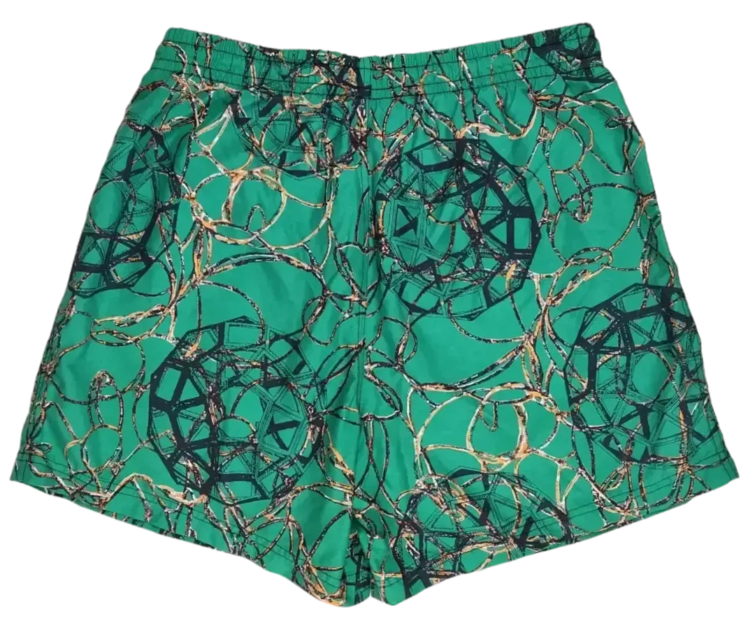 Reebok Herren Shorts, grün, M (EUR 48) – Bild 2