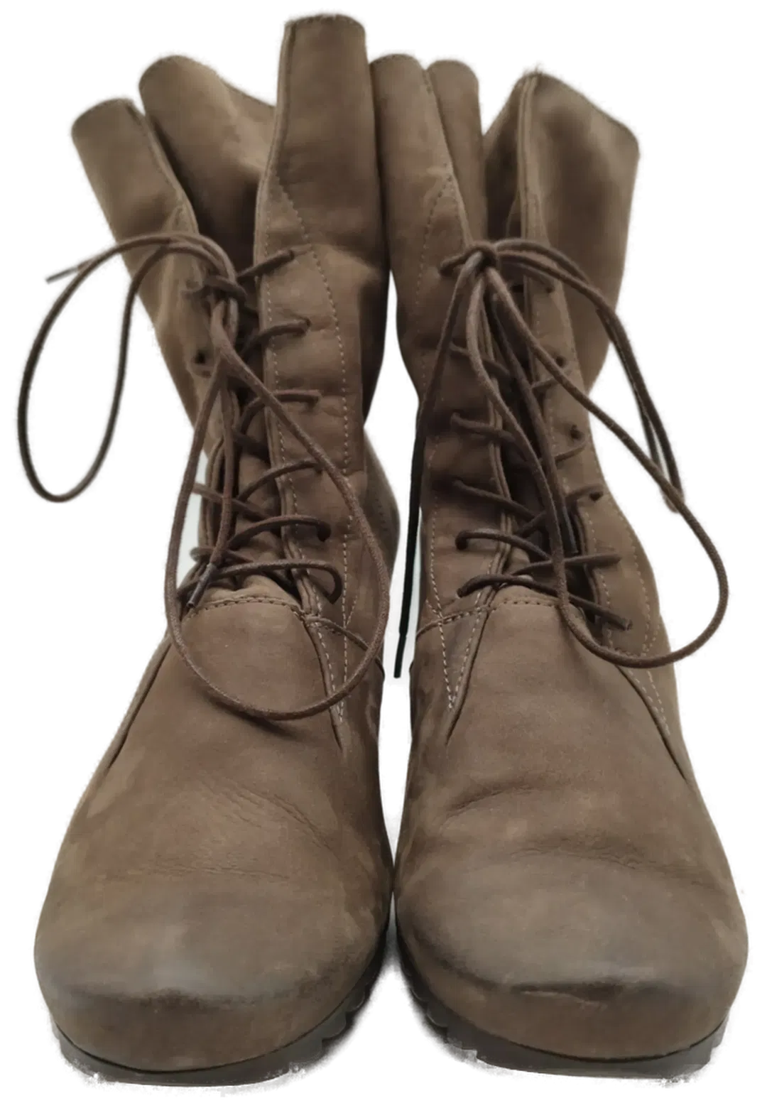 Gebrauchte Paul Green München Stiefletten - Gr. 38 / Gräulich-Braun - Bild 1