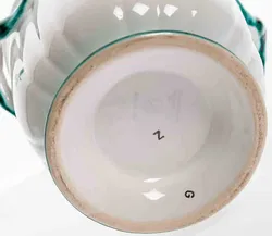 Gmundner Keramik Topf mit Streublumenmuster - Bild 2