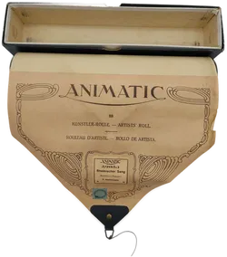 Musikrolle für ein altes Pianola (selbstspielendes Klavier) - Bild 3