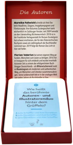 Buchquizzen – 50 Fragen für Lesefreunde (arsEdition, Kartenspiel) - Bild 3