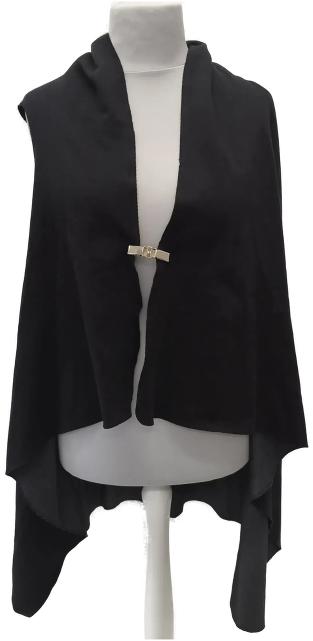 Cape schwarz/grau, Kukla, one size - Bild 1