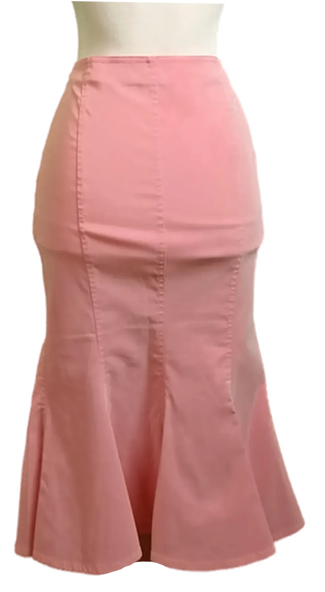 Moschino Damen Midirock rosa Gr. M – Bild 2