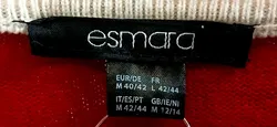 Esmara Damen Weihnachts-Midikleid rot gemustert Gr. M (40/42) - Bild 3