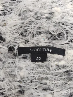 Comma Damen Strickjacke grau Gr. 40 – Vorschau 5