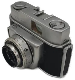 Revue Kompaktkamera mit Domiplan 2.8/45 &  Ledertasche - Bild 3