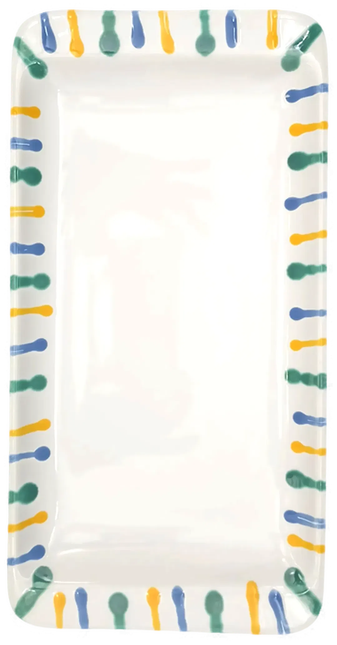 Gmundner Keramik (Buntgeflammt) - Stollenplatte - Bild 1