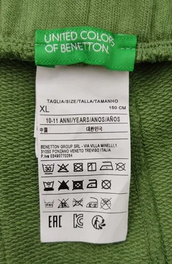 United Colors of Benetton Kinderjogginghosen grün Gr. XL - Bild 3