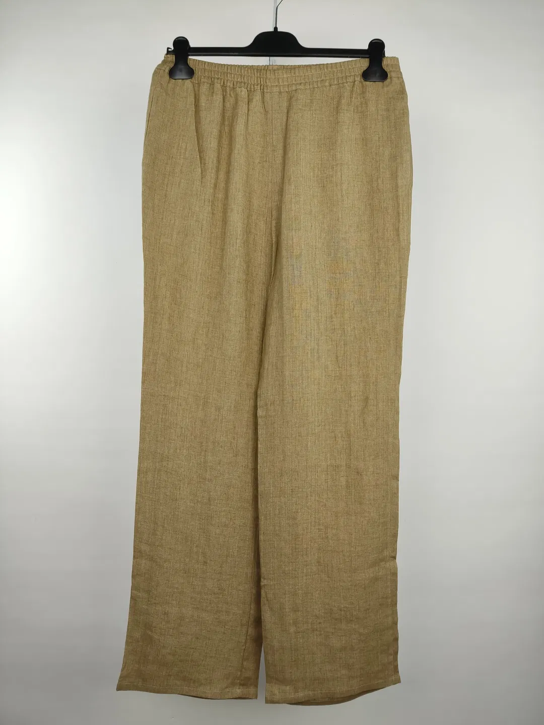 Peter Hahn Damen-Leinenhose khaki - XL / 42 - Bild 4