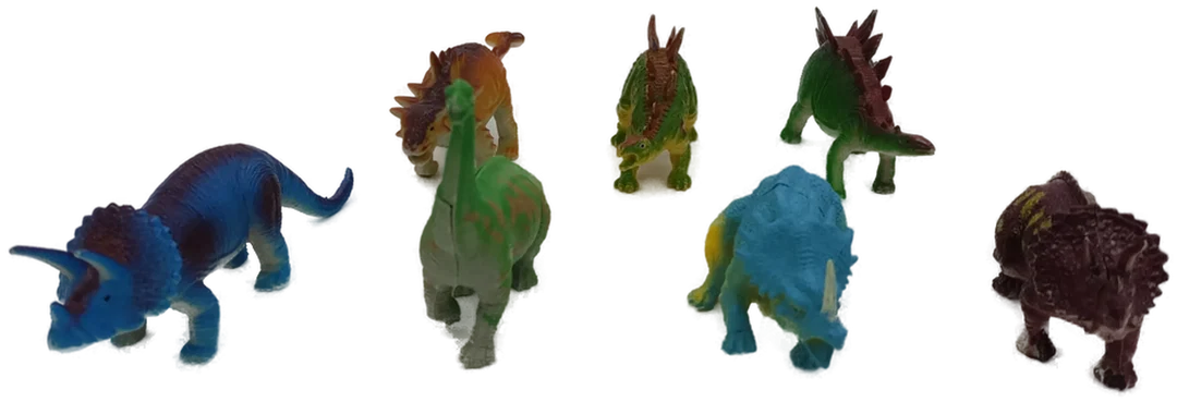 Dinosaurier Figuren 4 Beiner Konvolut 7 Stück  – Bild 4