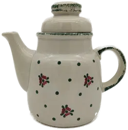 Vintage Kaffeekanne Keramik DDR - H/19 cm - Bild 1