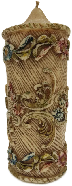 Swiss Musical Movement Hochzeitskerze mit Spieluhr Marche Nuptiale Mendelssohn - Bild 2