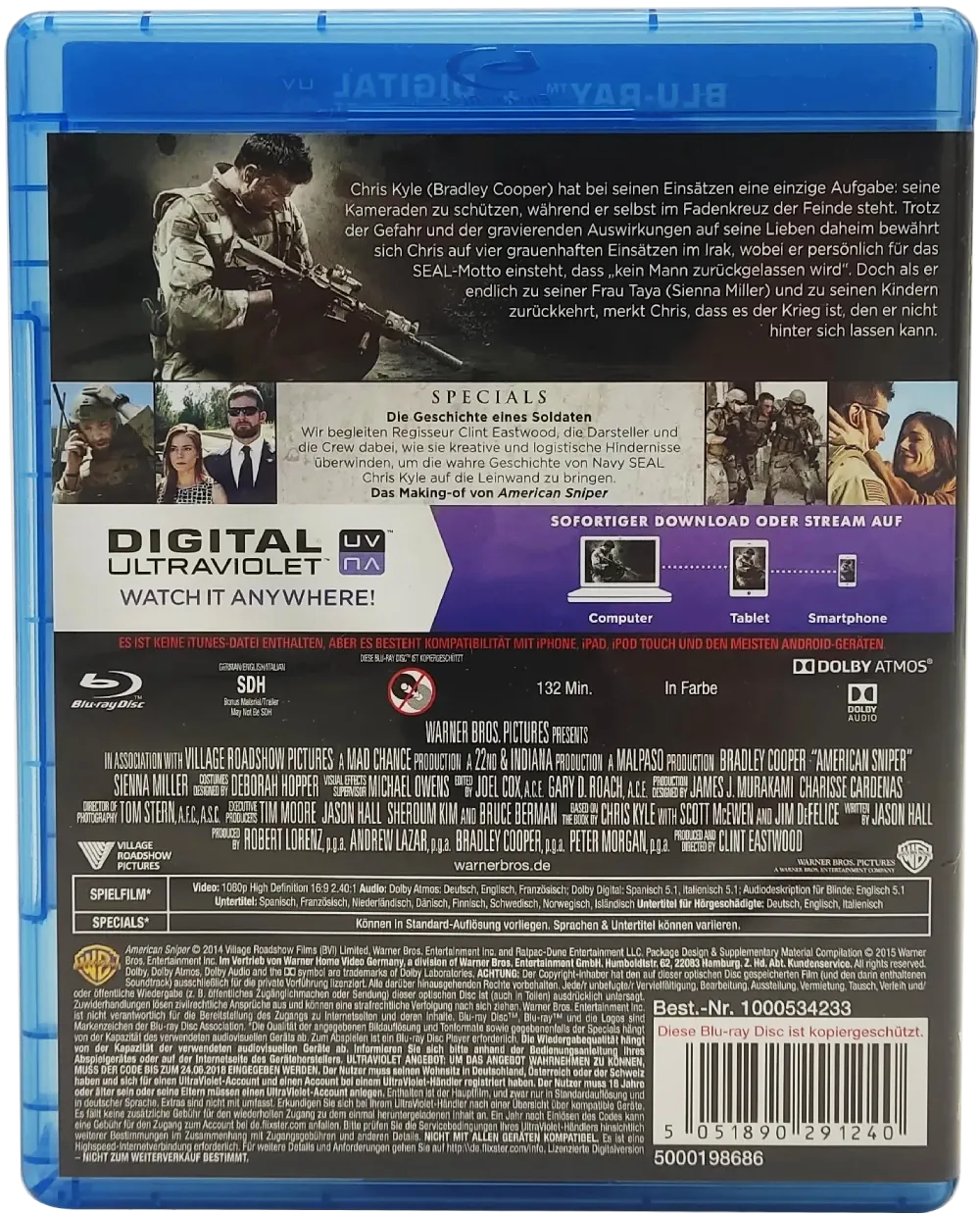 Blu-ray "American Sniper" – Bild 2