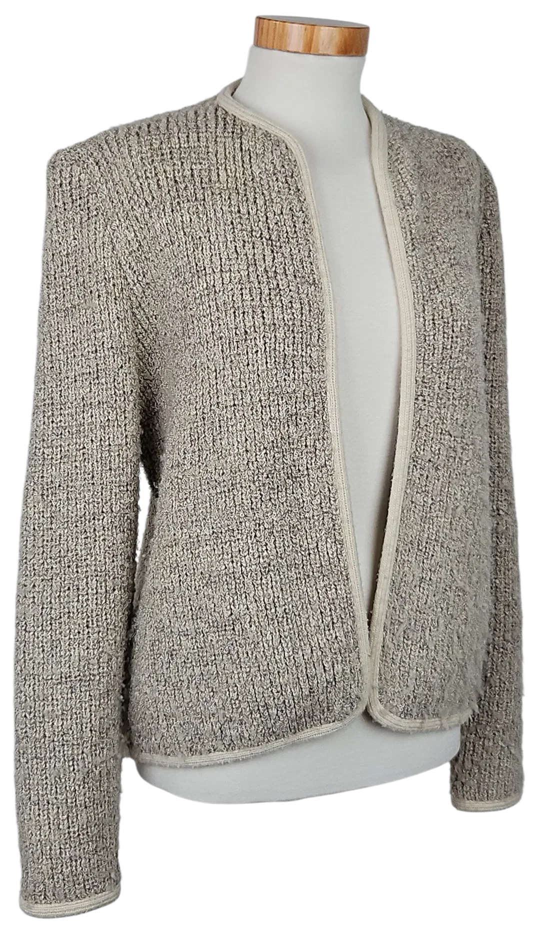 ADELE JOYCE Vintage Damen Weste, beige - Gr. S  – Bild 2