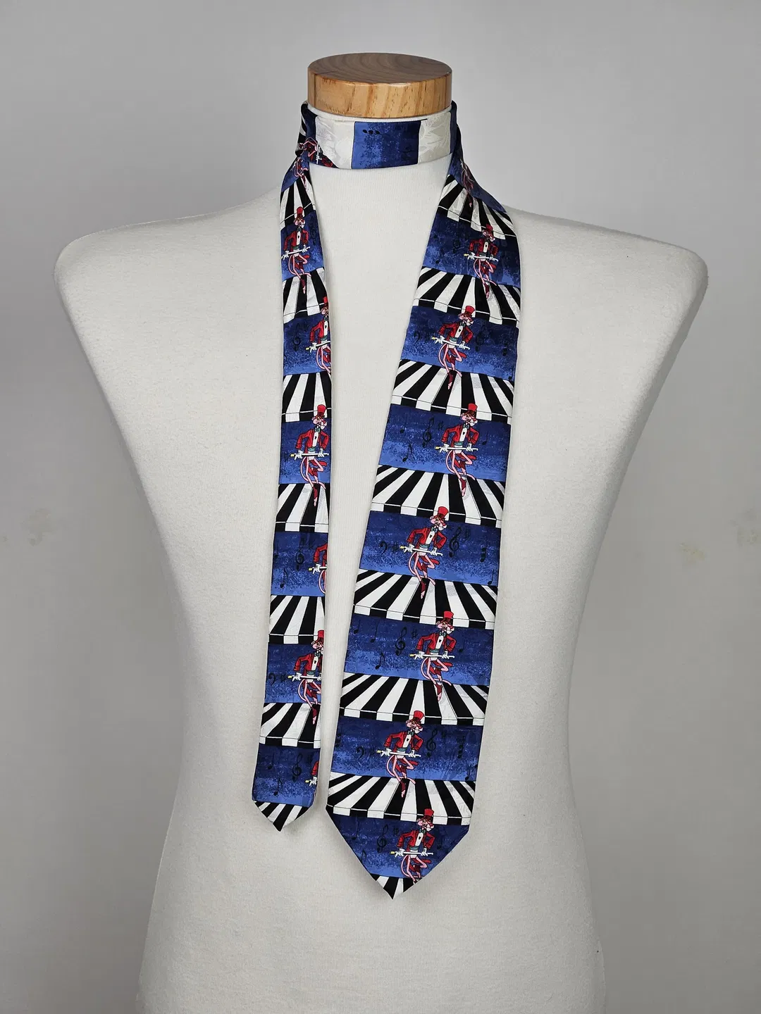 Vintage Tie Rack Seidenkrawatte Pink Panther 1997, Made in Italy - Bild 1