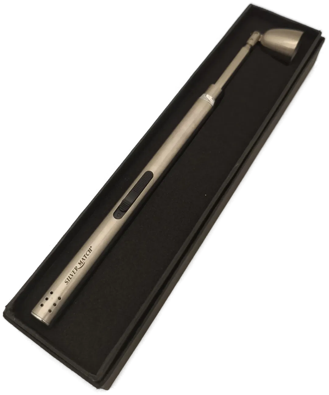 Kerzenlöscher mit Feuerzeug, Silver Match, neu - Bild 1