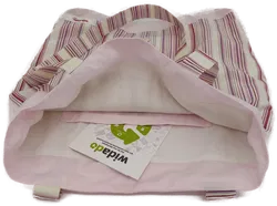 Tragtasche Stoff mehrfarbig + Henkel - Bild 3