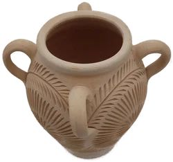 Terrakotta Vase unlasiert Creme | Wie Neu - Bild 6