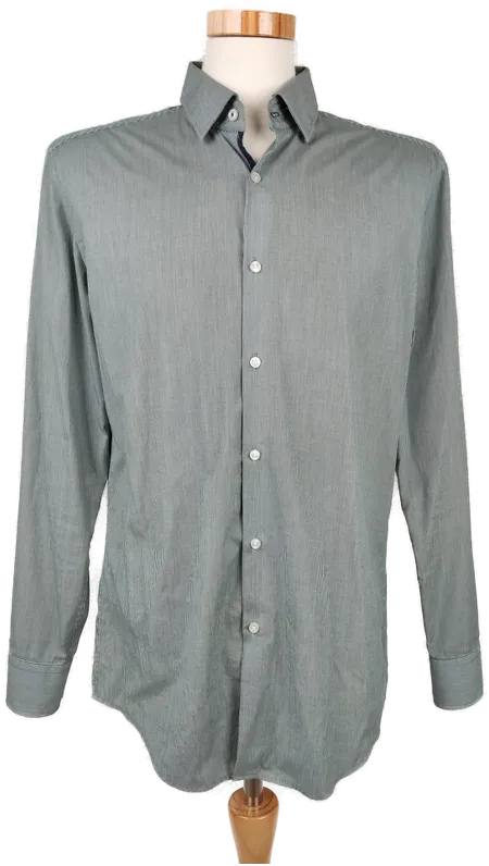 Hugo Boss Herren Hemd, blau/weiß - Gr. M  - Bild 1