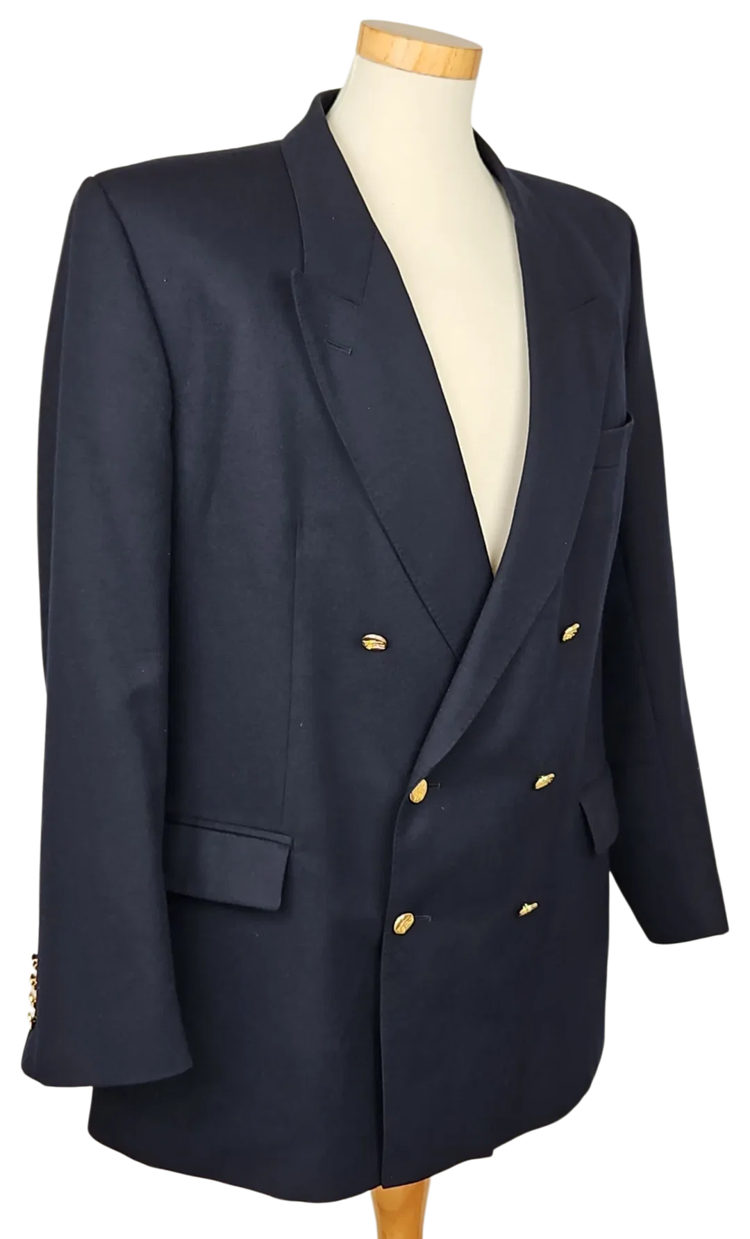 Burberry Herren Vintage Sakko, marine - Gr. XL  – Bild 2