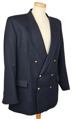 Burberry Herren Vintage Sakko, marine - Gr. XL  - Bild 2