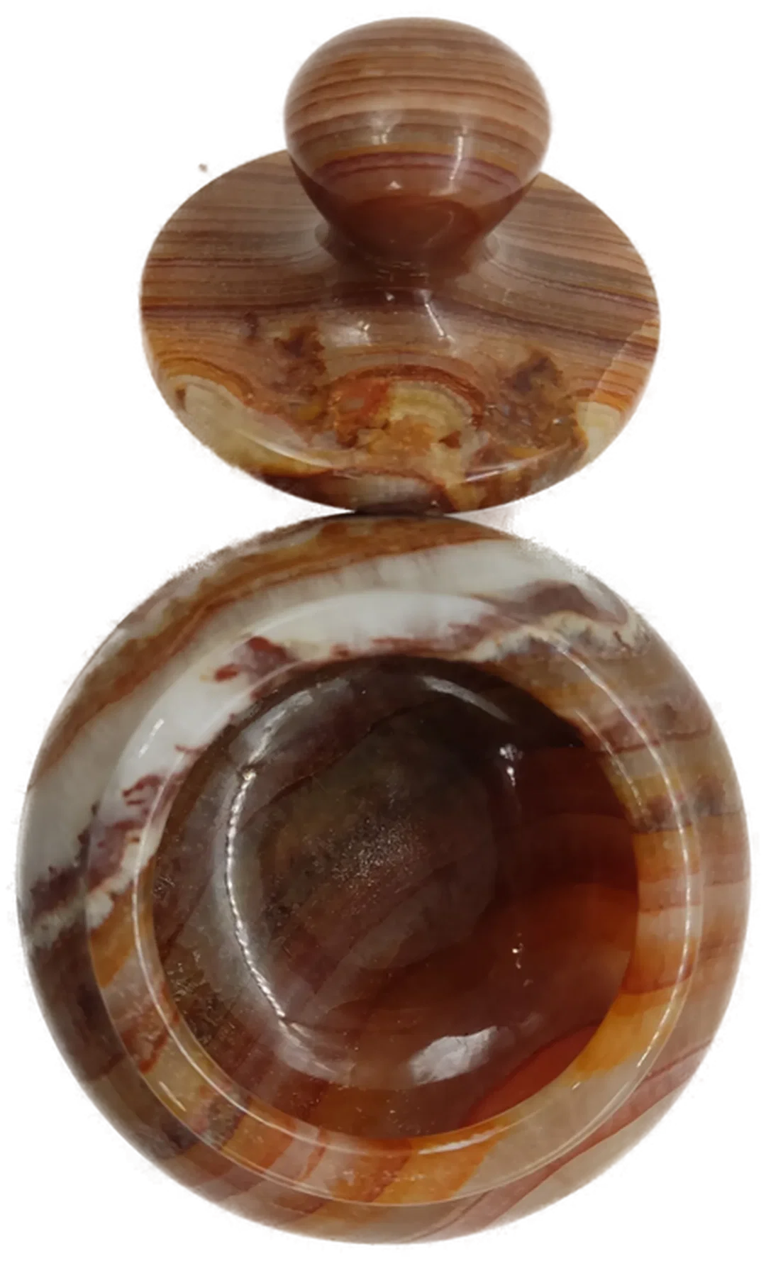  Aufbewahrungsdose aus Onyx Maße Höhe ca 9 cm Breite ca 7 cm – Bild 4