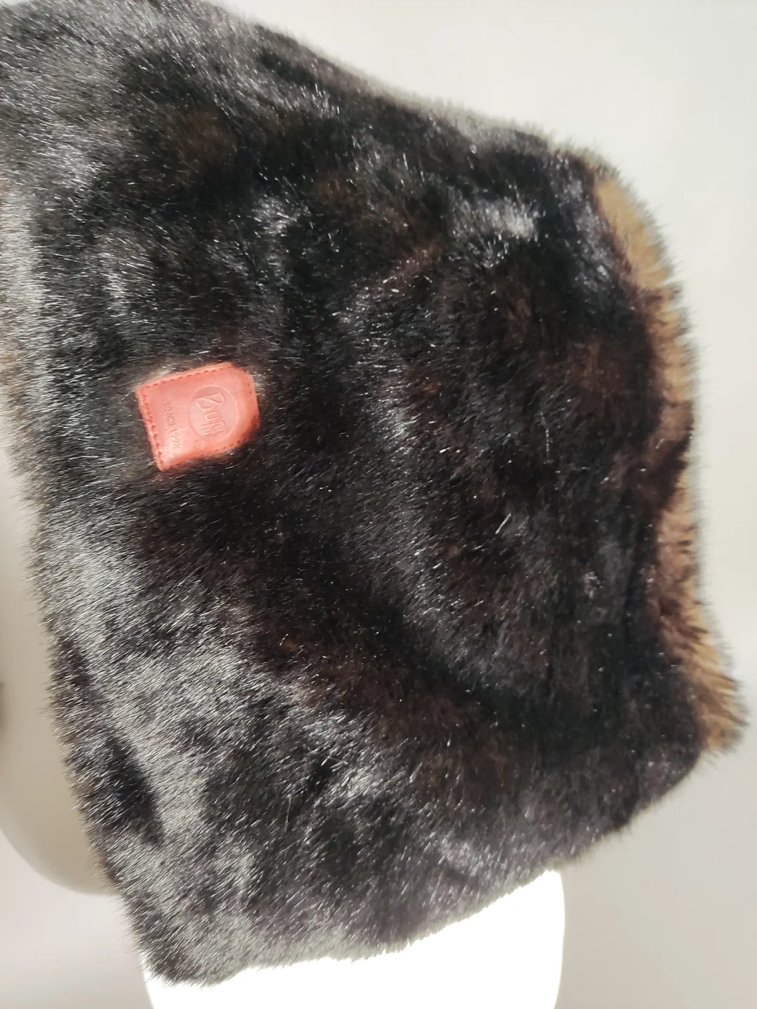 Buff Damen Cowl/Schlauchschal mit Kunstpelz – Bild 2
