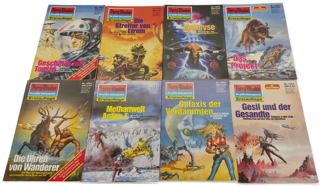 Taschenbücher Perry Rhodan Erstauflage Konvolut 27 Stück  – Bild 3