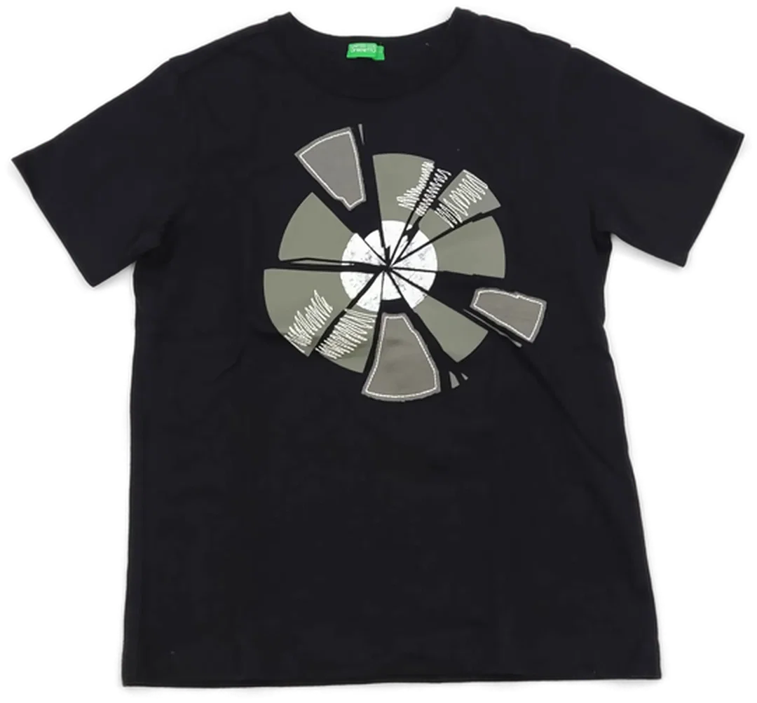 United Colors of Benetton Kindershirt schwarz Gr. XS - Bild 1
