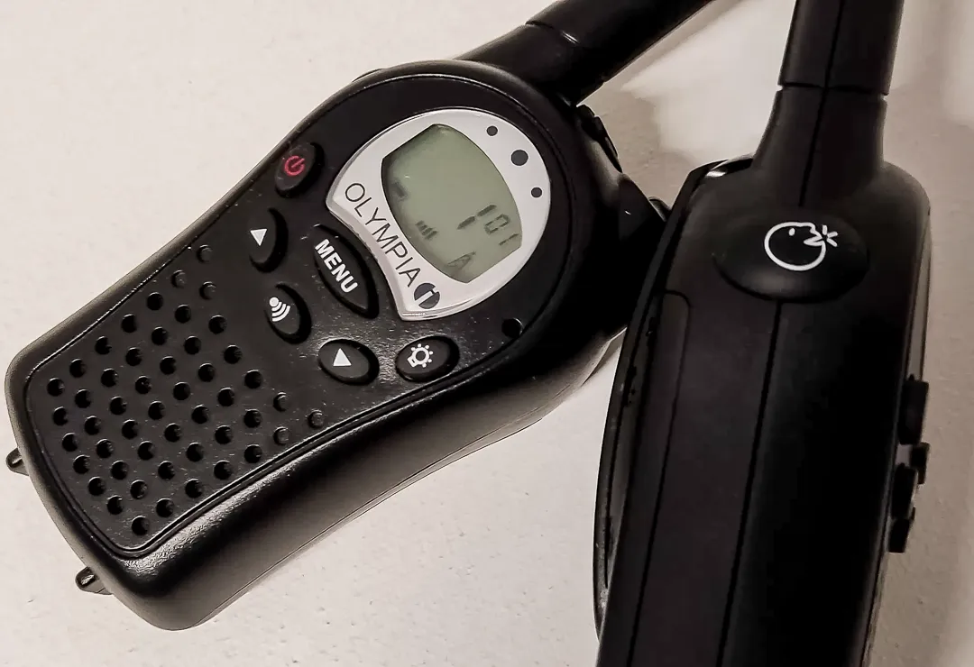 Olympia Walkie-Talkie Funkgeräte Set 2 Stück – Bild 2