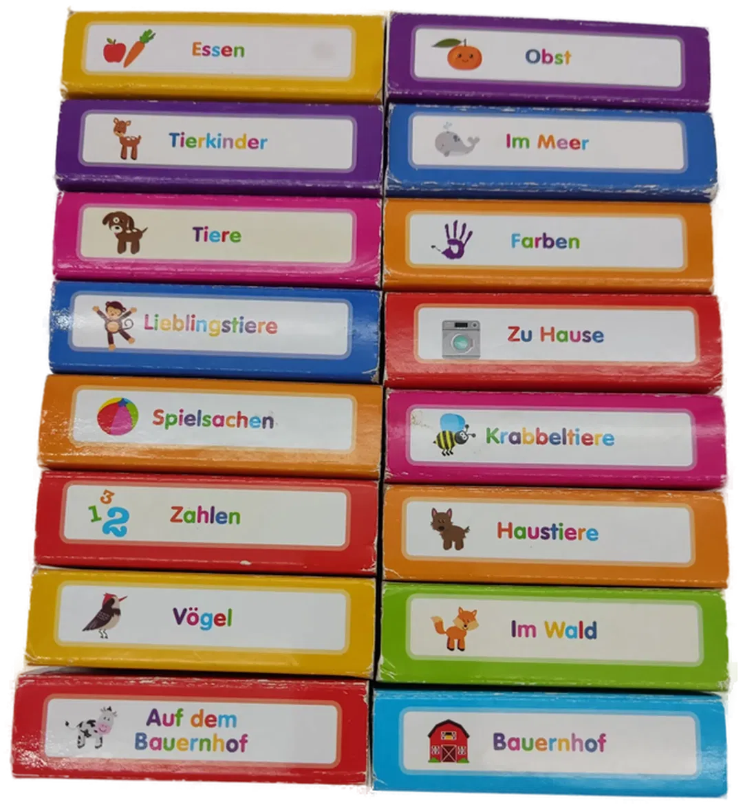 Babylexikon 16 tlg. bunt, Größe ca. 7,5 x 7,5 x 2 cm - Bild 1