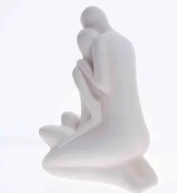 GILDE Keramik Skulptur Francis Paar 