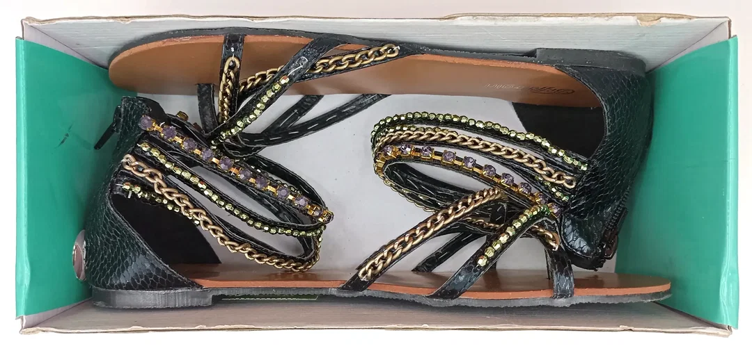 Buffalo Girl Sandalen Kettendetails Gr. 40 – Bild 8