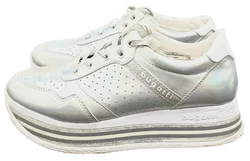 Bugatti Damen Sneaker silber mit Hologramm-Effekt Gr. 40 - Bild 2